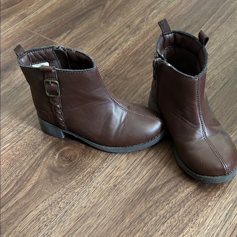 OshKosh B'gosh Brown Kids Boots with Buckle
